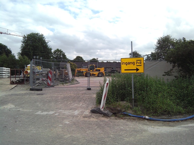 p en R harderwijk station tijdelijk verplaatst2